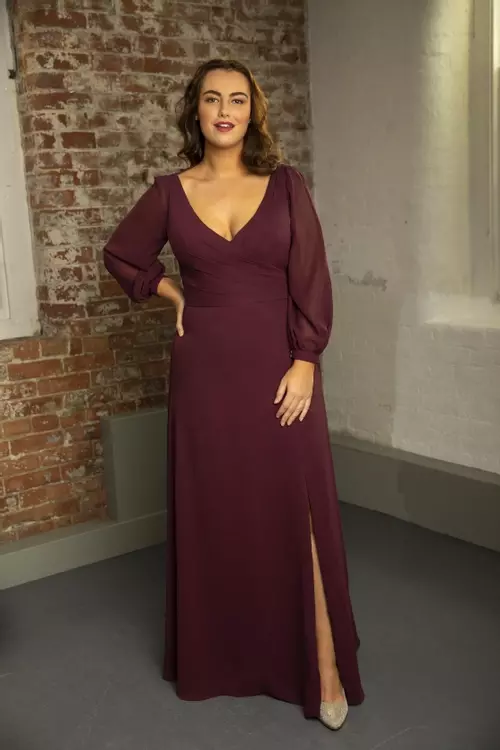 Next long discount dresses with sleeves